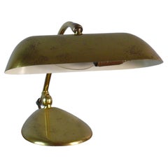 Midcentury Messing Klavierlampe, 1960er Jahre