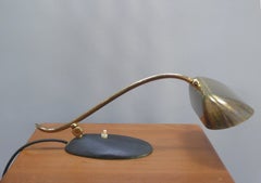 Midcentury Brass Piano Lamp, JBS Germany, 1960s