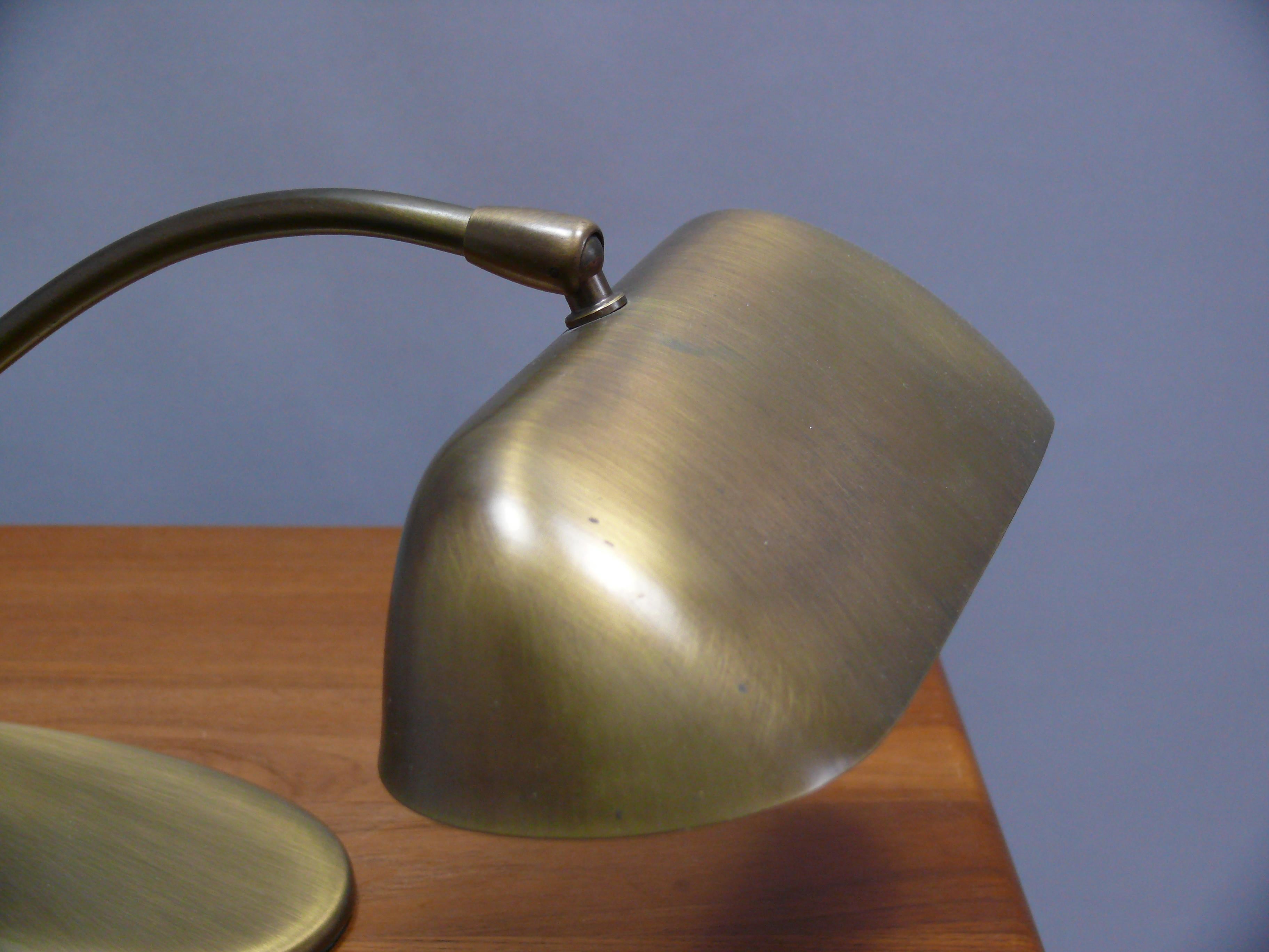 Midcentury Brass Piano Lamp, JBS - Germany 1960s For Sale 2