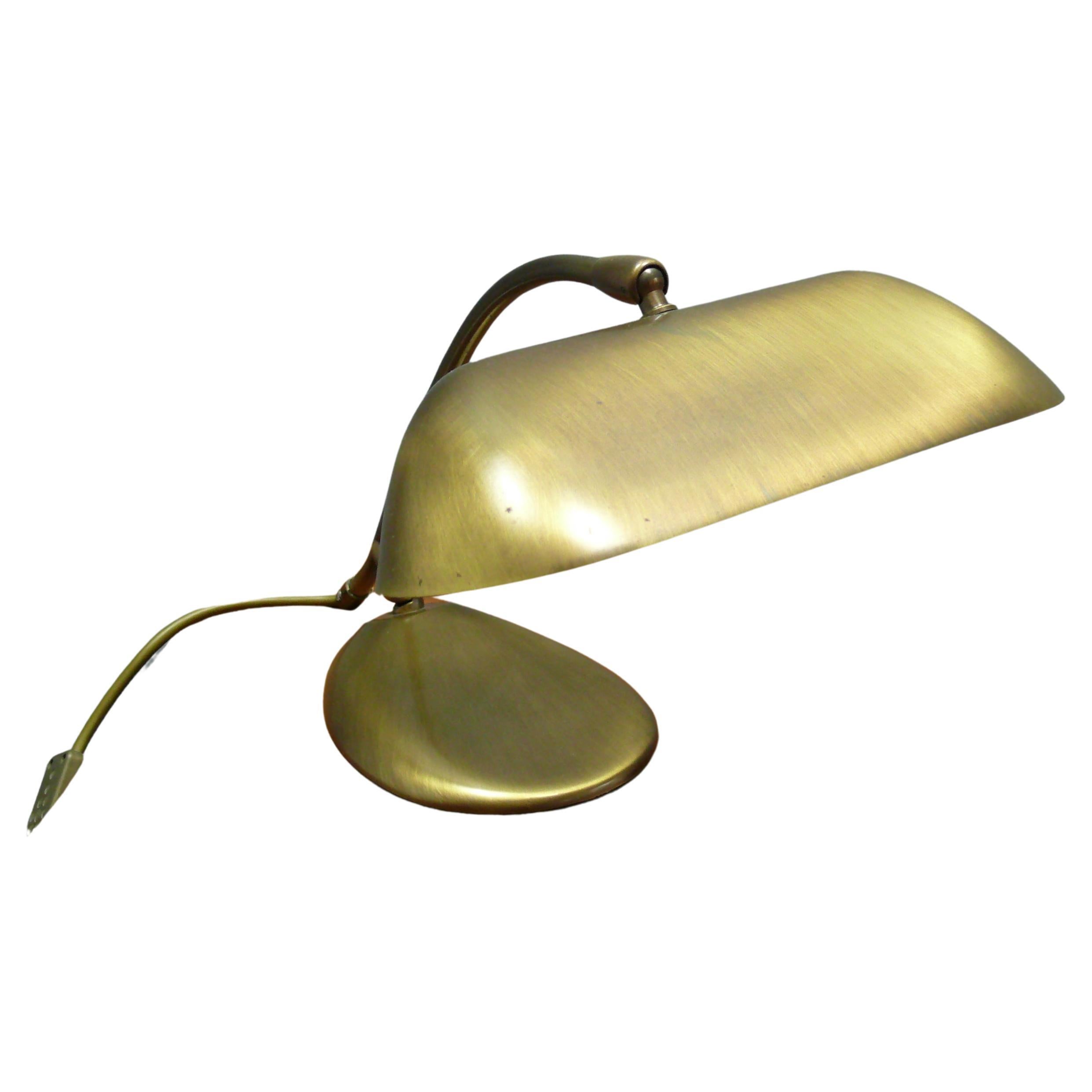 Midcentury Brass Piano Lamp, JBS - Germany 1960s