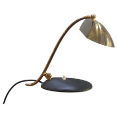 Midcentury Brass Piano Lamp, JBS Germany, 1960s