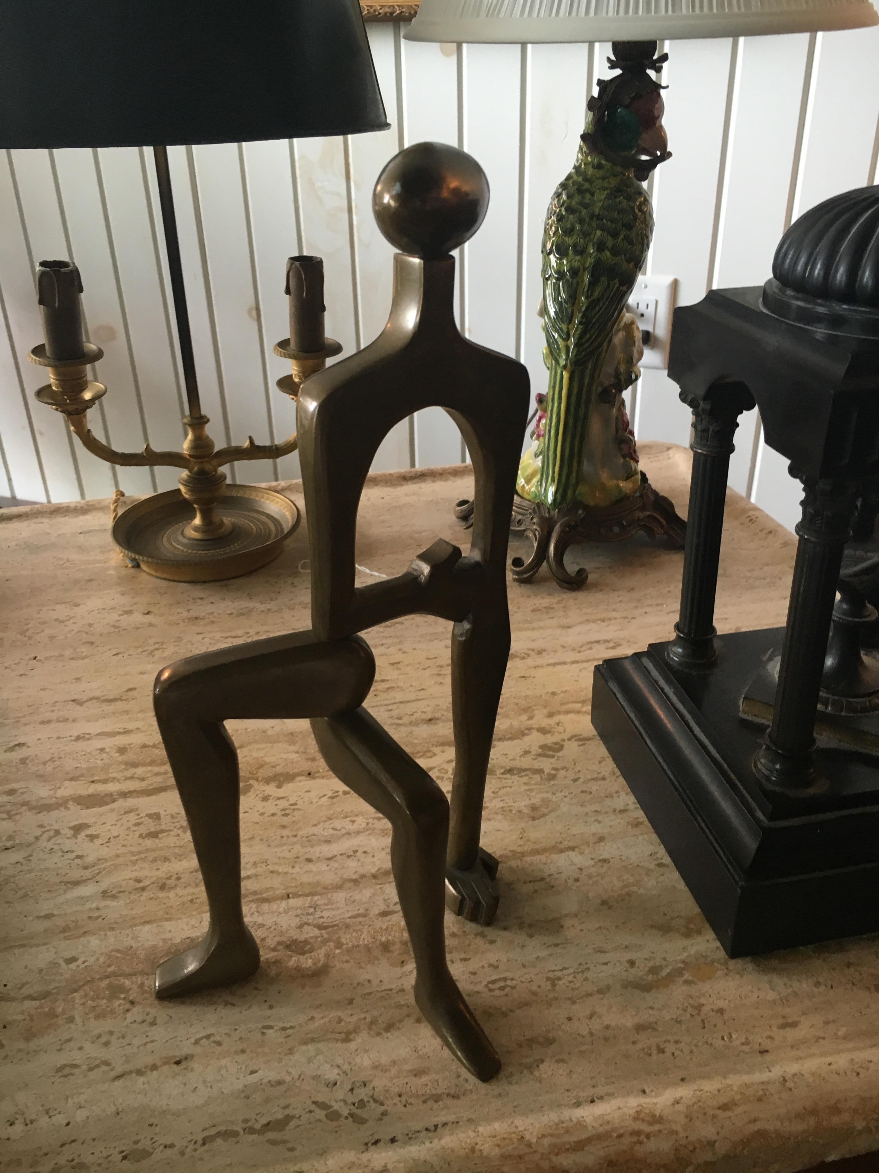 Midcentury Brass Sculpture Arleen Eichengreen and Nancy Gensburg In Excellent Condition In Buchanan, MI