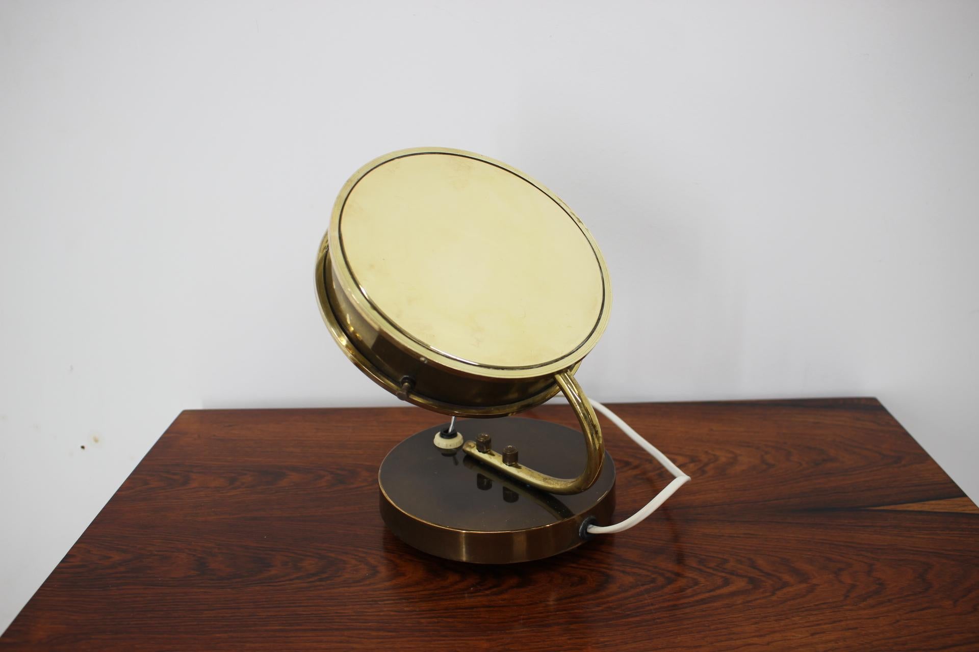 Mid-Century Modern Lampe de table en laiton du milieu du siècle, années 1950 en vente