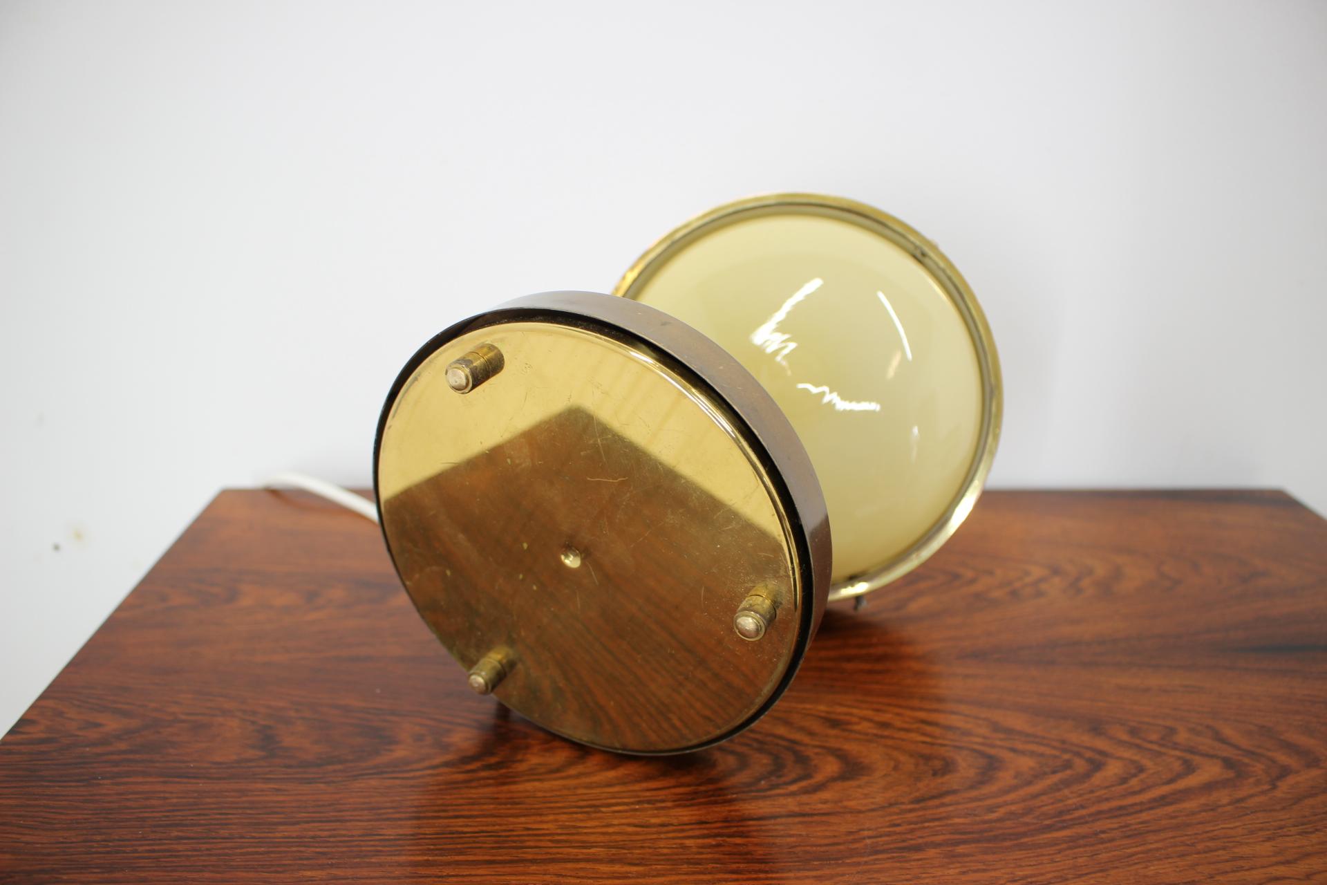 Midcentury Brass Table Lamp, 1950s For Sale 1