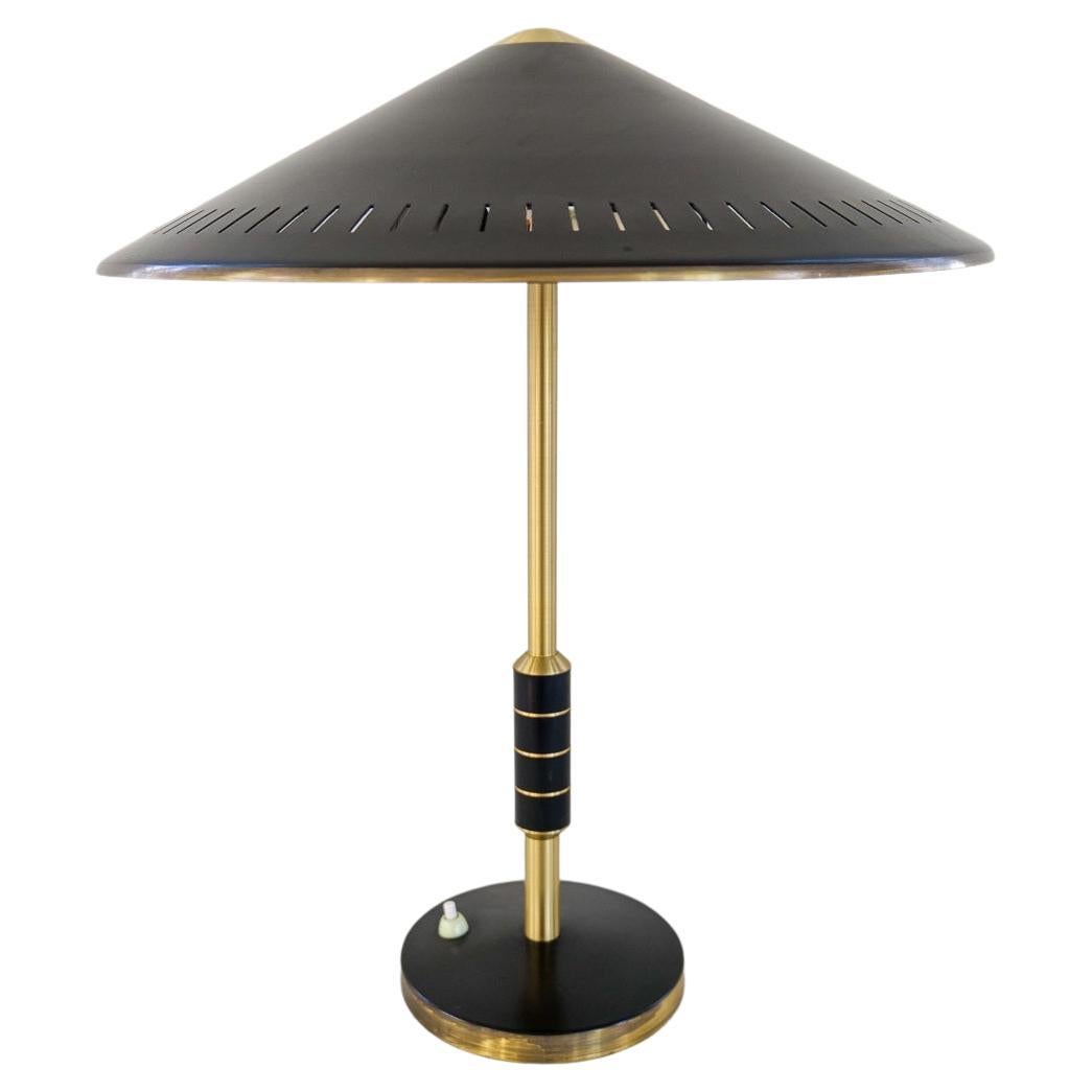 Midcentury Modern Table Lamp by Bent Karlby Produced by Lyfa in Denmark, 1956 For Sale