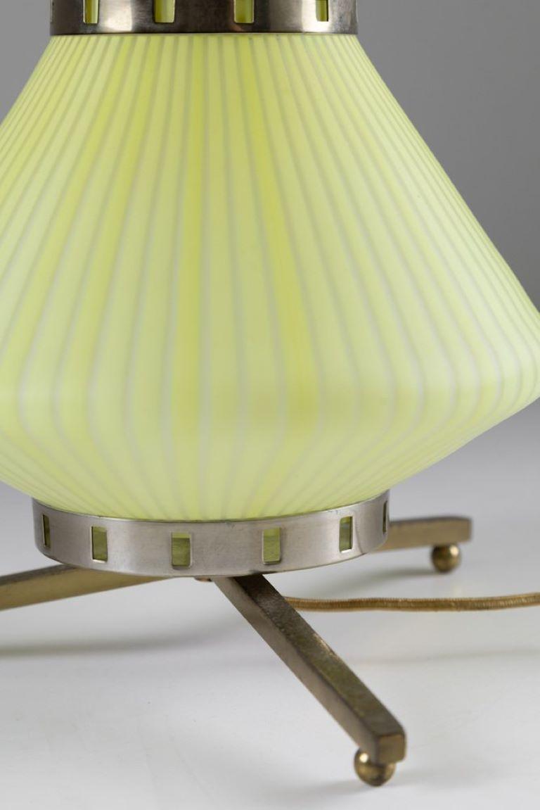 Mid-20th Century Midcentury brass table lamp  For Sale