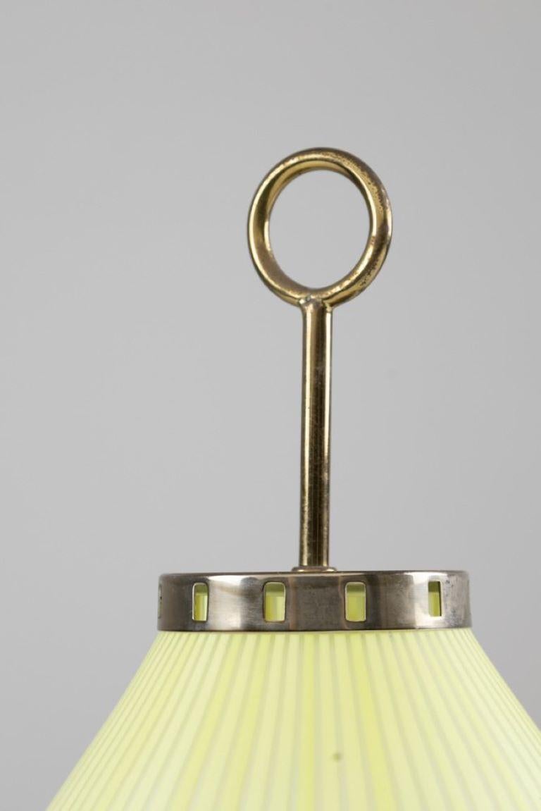 Metal Midcentury brass table lamp  For Sale