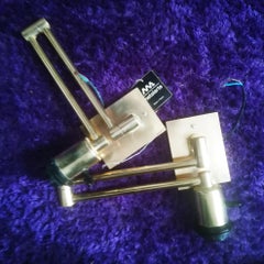 Pair of Double Swing Sconces by  W. Hansen-New York