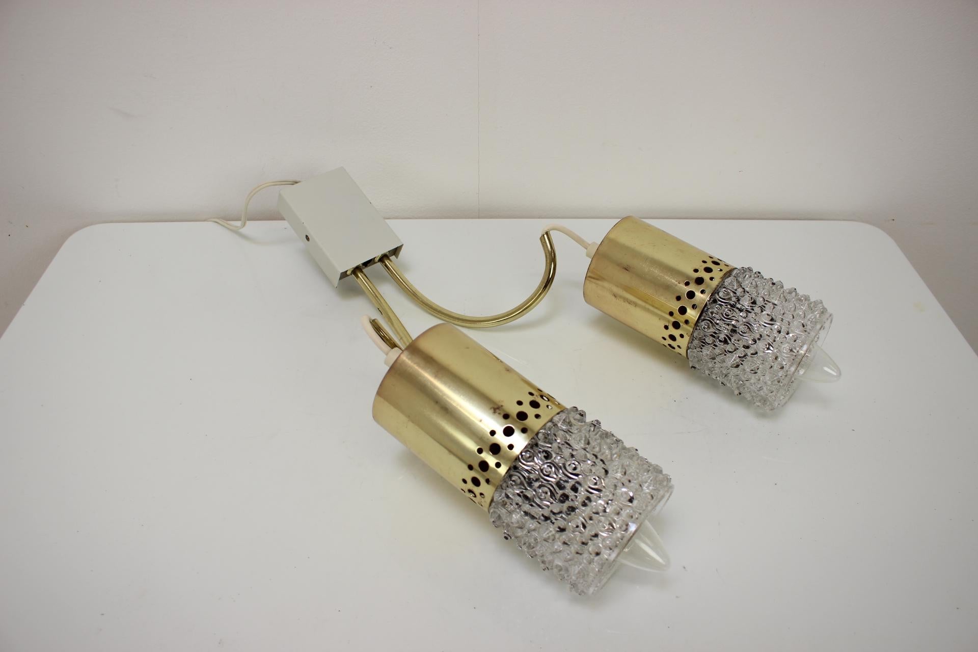 Mid-Century Modern Midcentury Brass Wall Lamp, Germany, 1970s For Sale