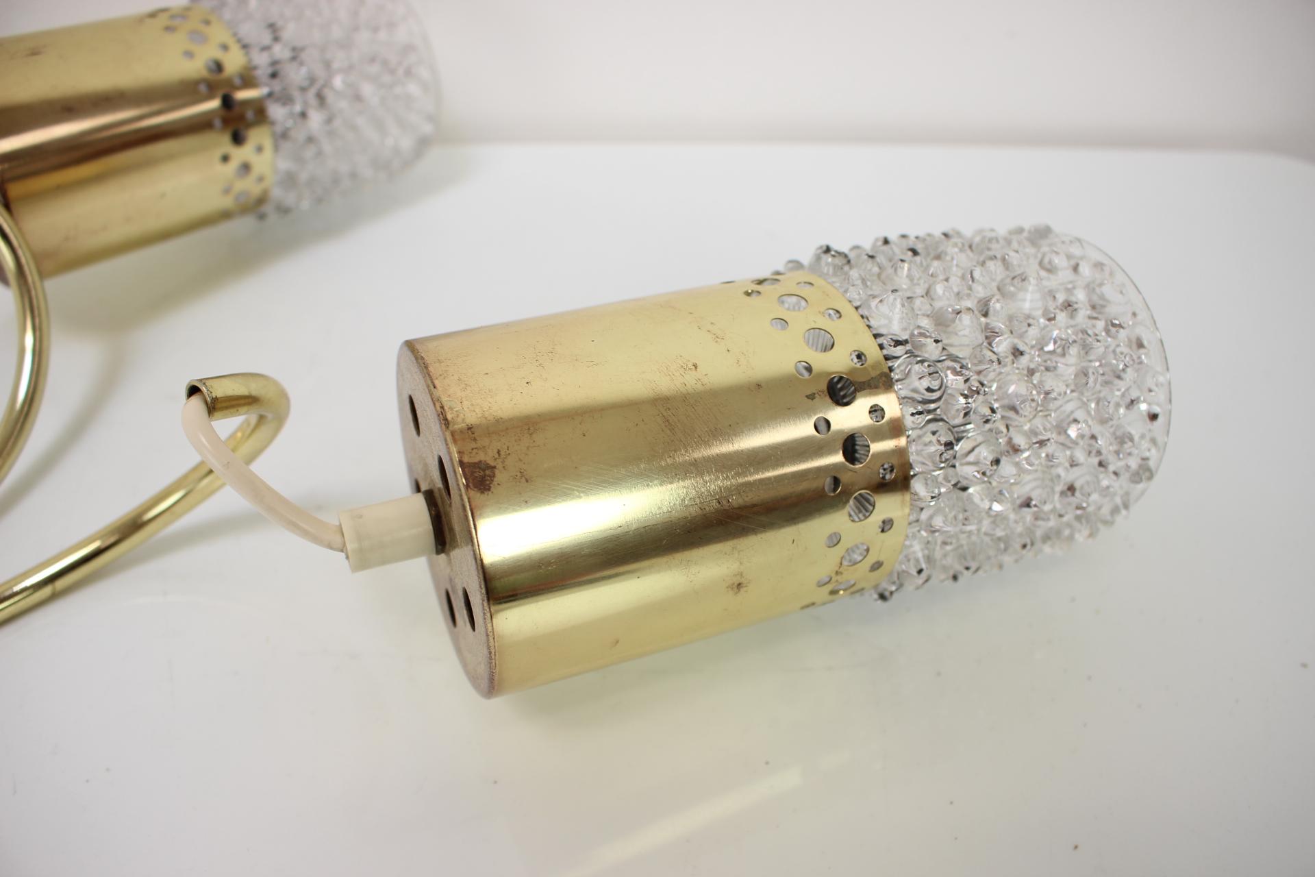 Midcentury Brass Wall Lamp, Germany, 1970s For Sale 2