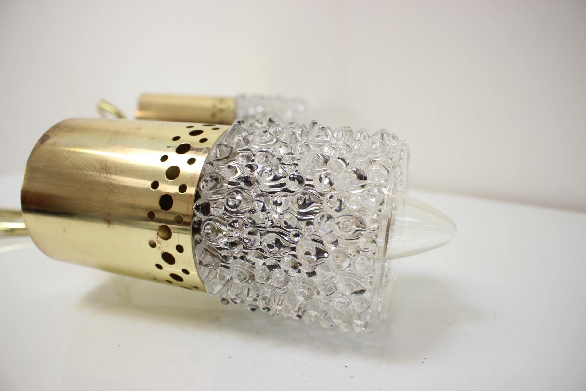 Midcentury Brass Wall Lamp, Germany, 1970s For Sale 3