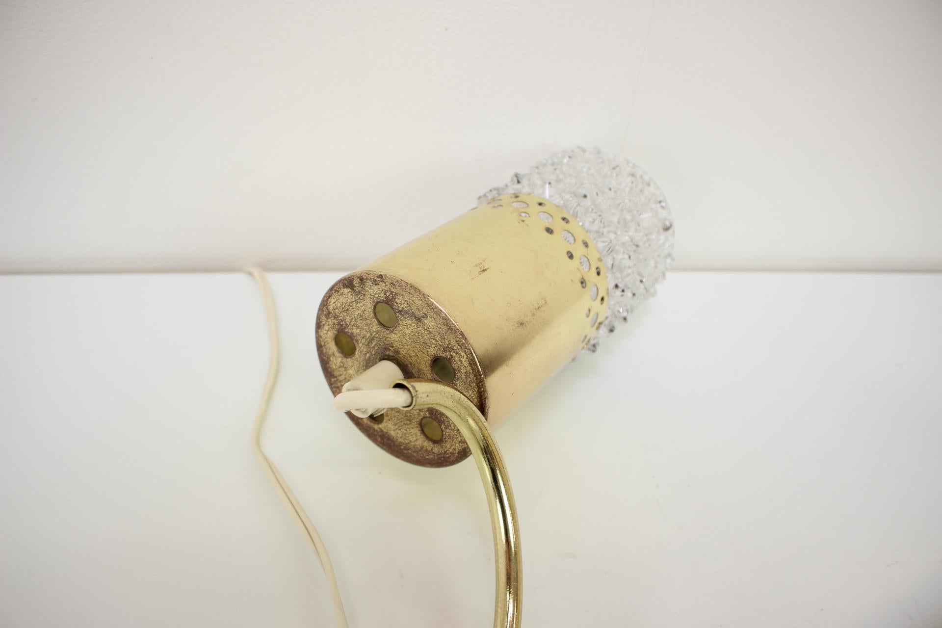Midcentury Brass Wall Lamp, Germany, 1970s For Sale 4
