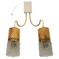 Midcentury Brass Wall Lamp, Germany, 1970s