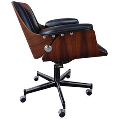 Midcentury Brazilian Office Chair by Carlo Fongaro