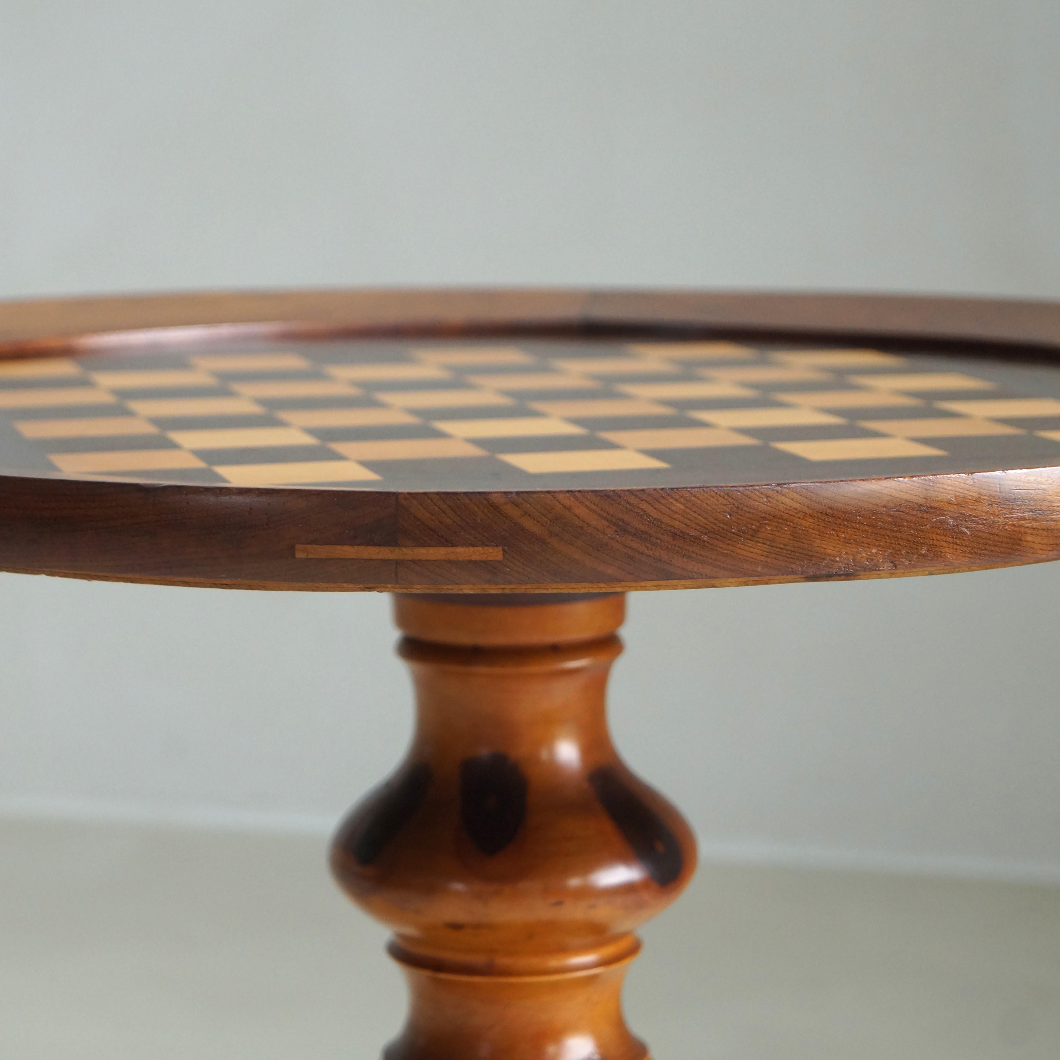Midcentury Brazilian chess table or occasional table, 1958 5