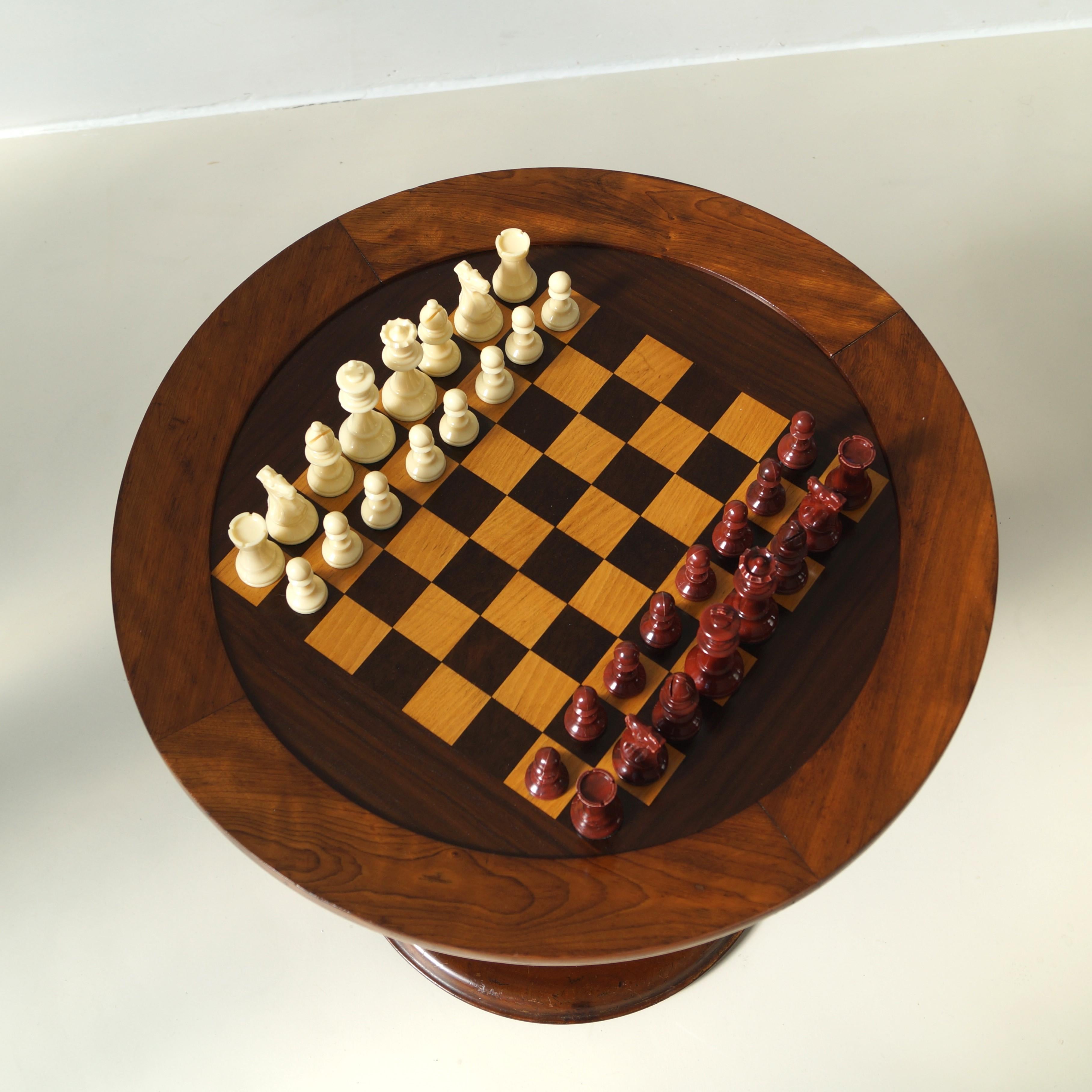 Midcentury Brazilian chess table or occasional table, 1958 9