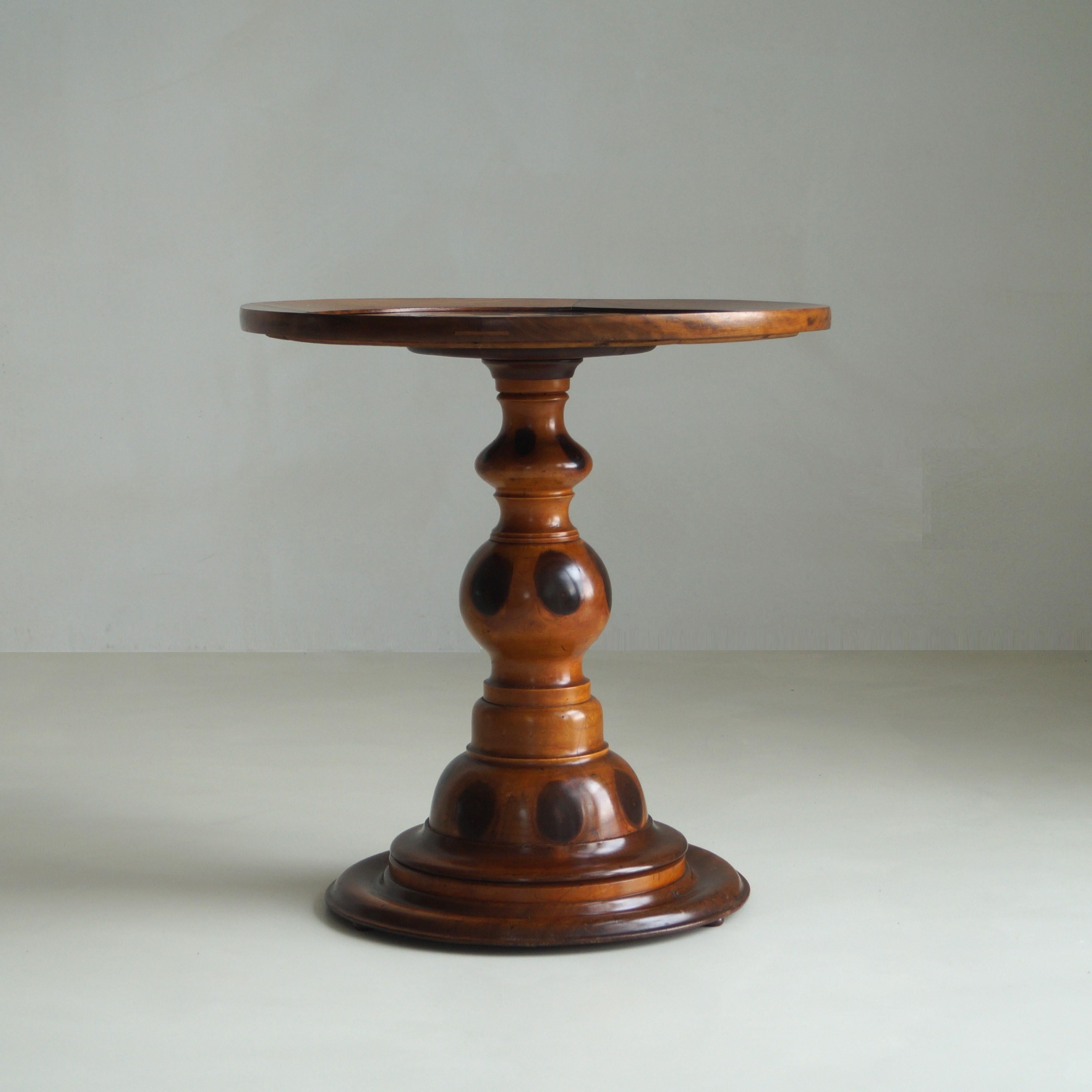 Hand-Crafted Midcentury Brazilian chess table or occasional table, 1958