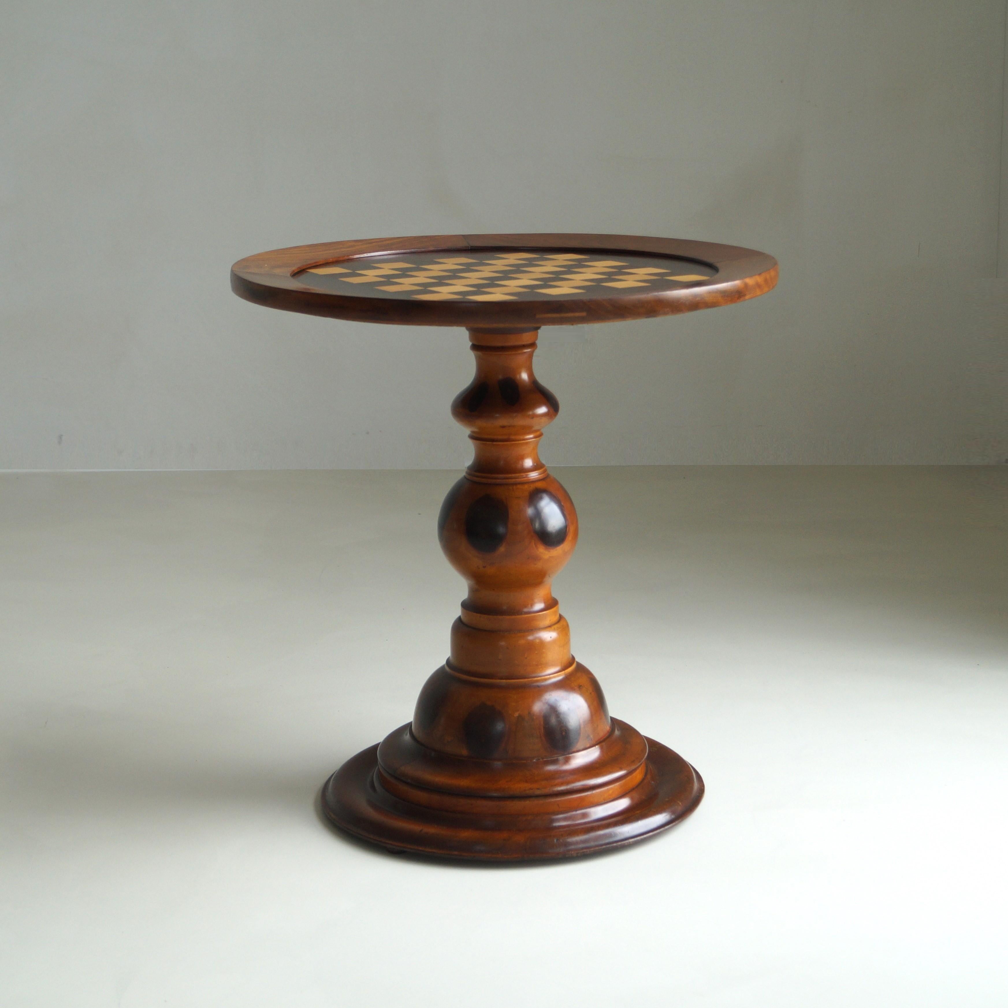 Midcentury Brazilian chess table or occasional table, 1958 1