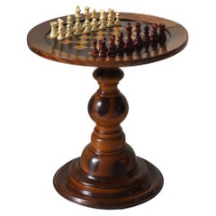 Midcentury Brazilian chess table or occasional table, 1958