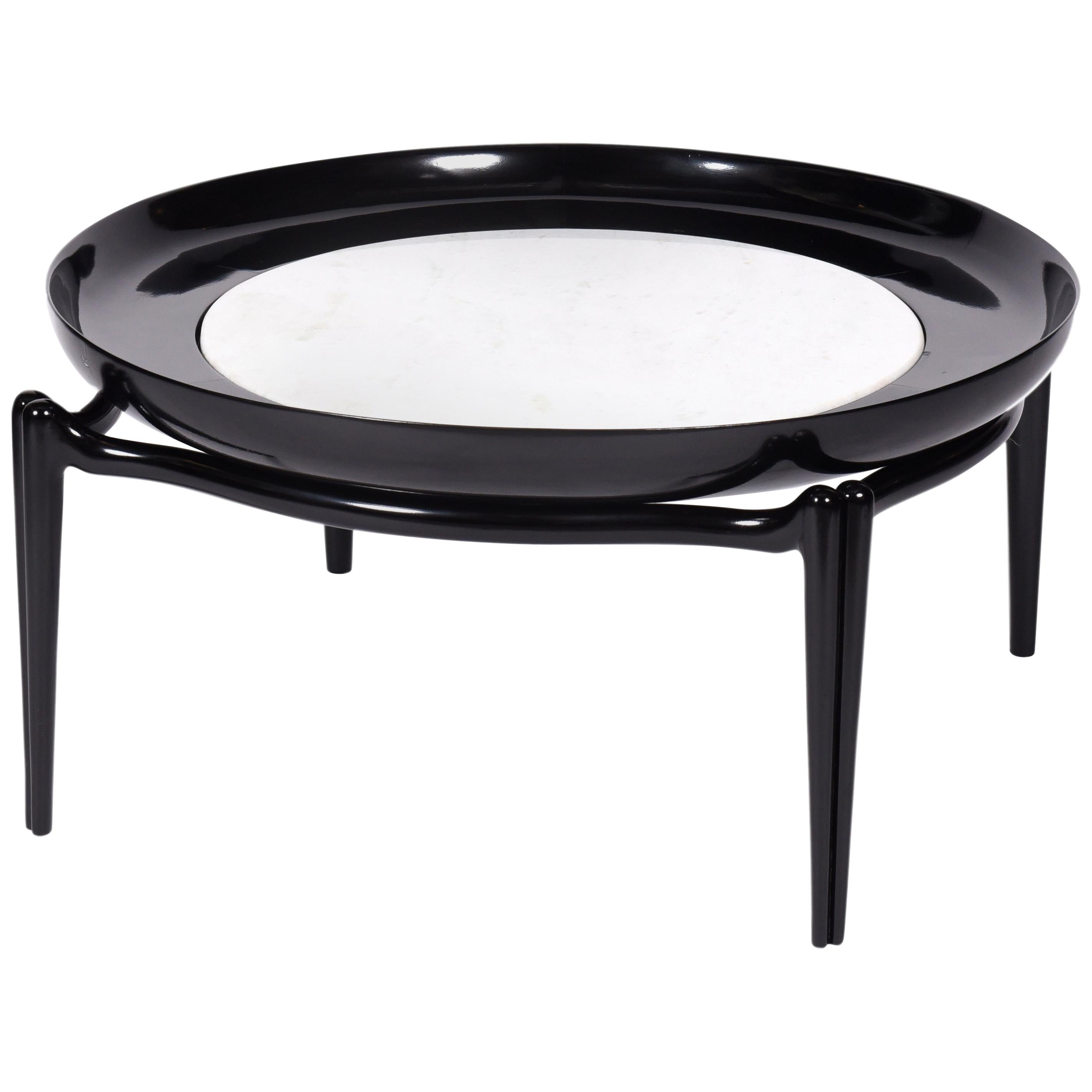 Giuseppe Scapinelli Midcentury Brazilian Coffee Table in Lacquered Table