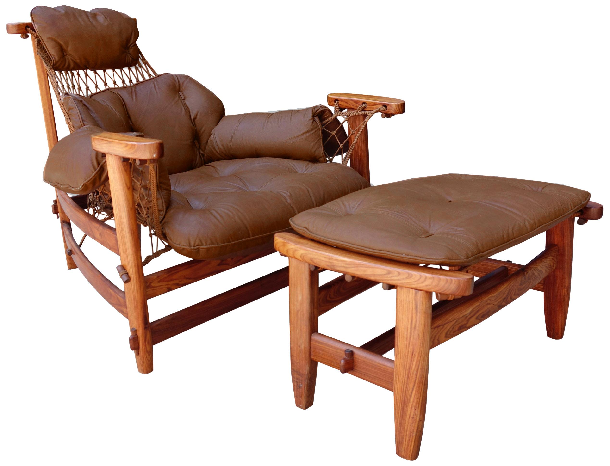 Midcentury Brazilian Lounge Chair by Jean Gillon