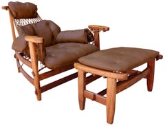 Vintage Midcentury Brazilian Lounge Chair by Jean Gillon