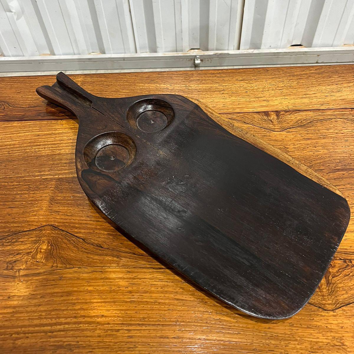 Charcutera Moderna Brasileña de Mitad de Siglo en Madera Dura, Jean Gillon, Años 60 en venta 2