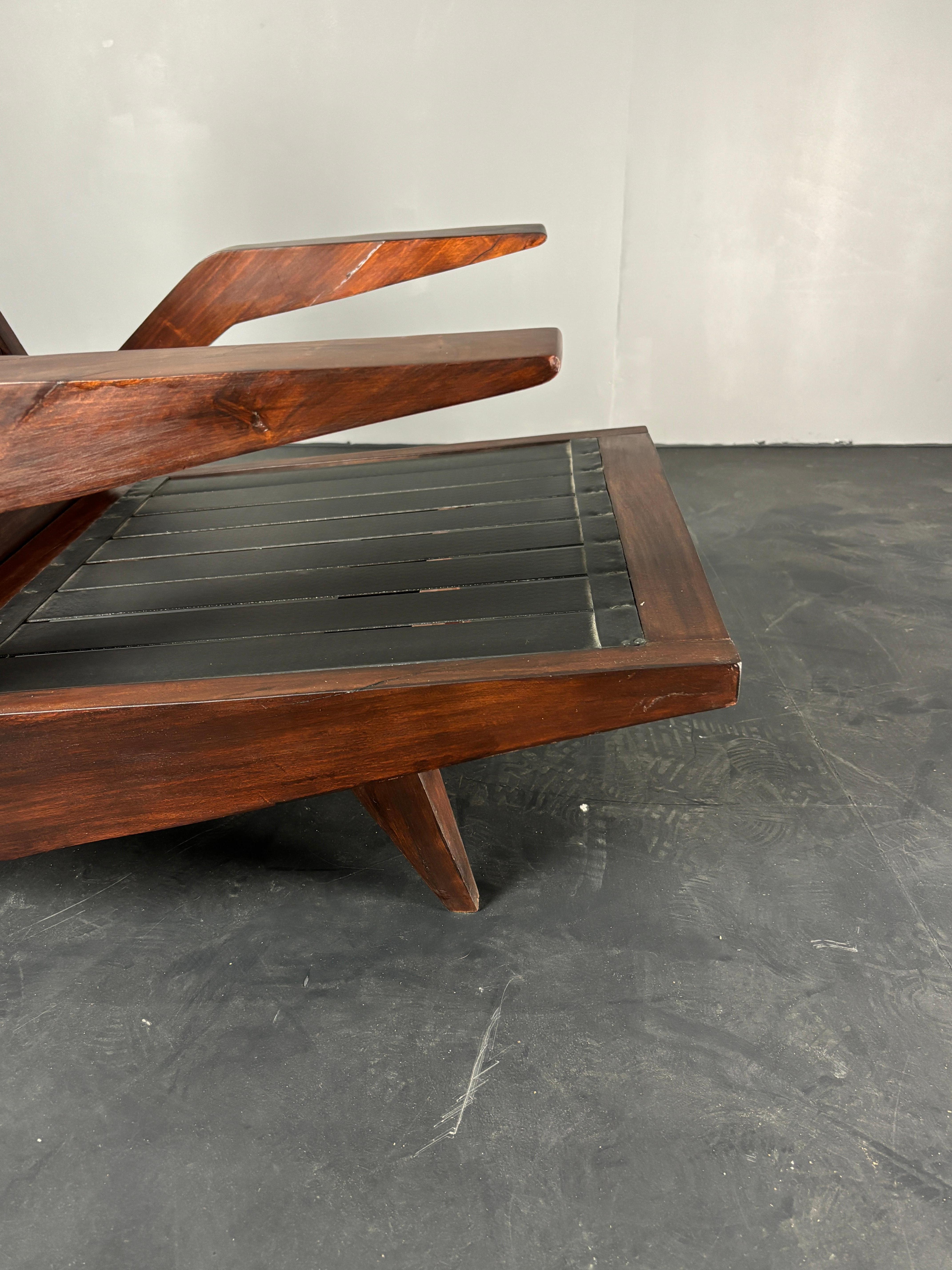 Midcentury Brazilian modernist lounge or easy chair by Acacia Gil Borsoi, 1950s For Sale 10