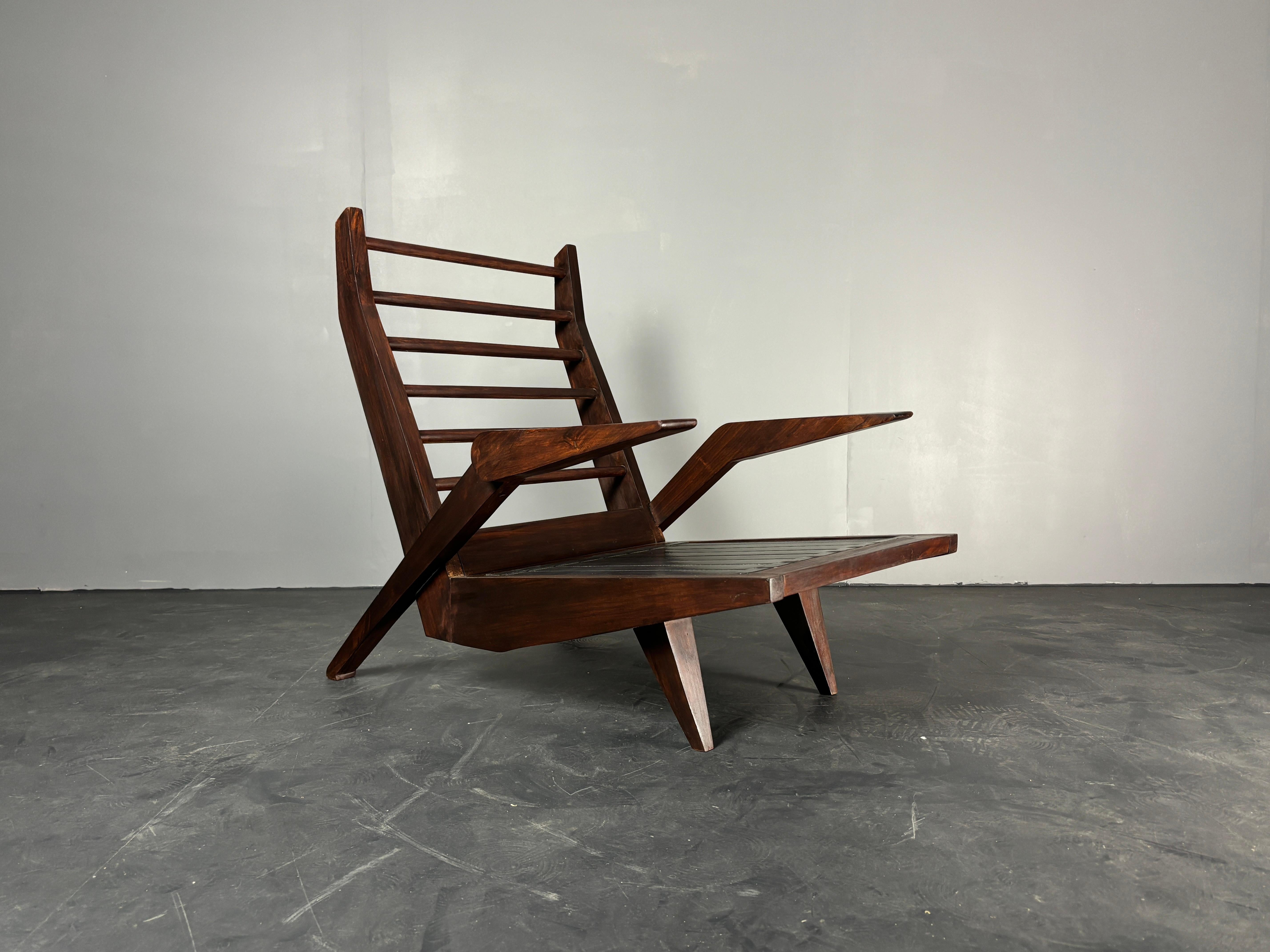 Mid-20th Century Midcentury Brazilian modernist lounge or easy chair by Acacia Gil Borsoi, 1950s For Sale