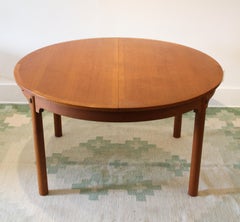 Midcentury Børge Mogensen Smoked Oak "Öresund" Dining Table