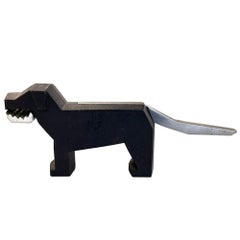 Midcentury Metal British Nutcracker in the Shape of a Dog