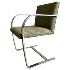 Midcentury Brno Armchairs for Knoll in Stainless Steel