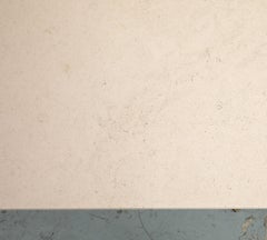 Midcentury Bronze 2-teilige Esstische auf Rollen mit Travertin-Platten