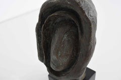 Midcentury Bronze Bust Sculpture