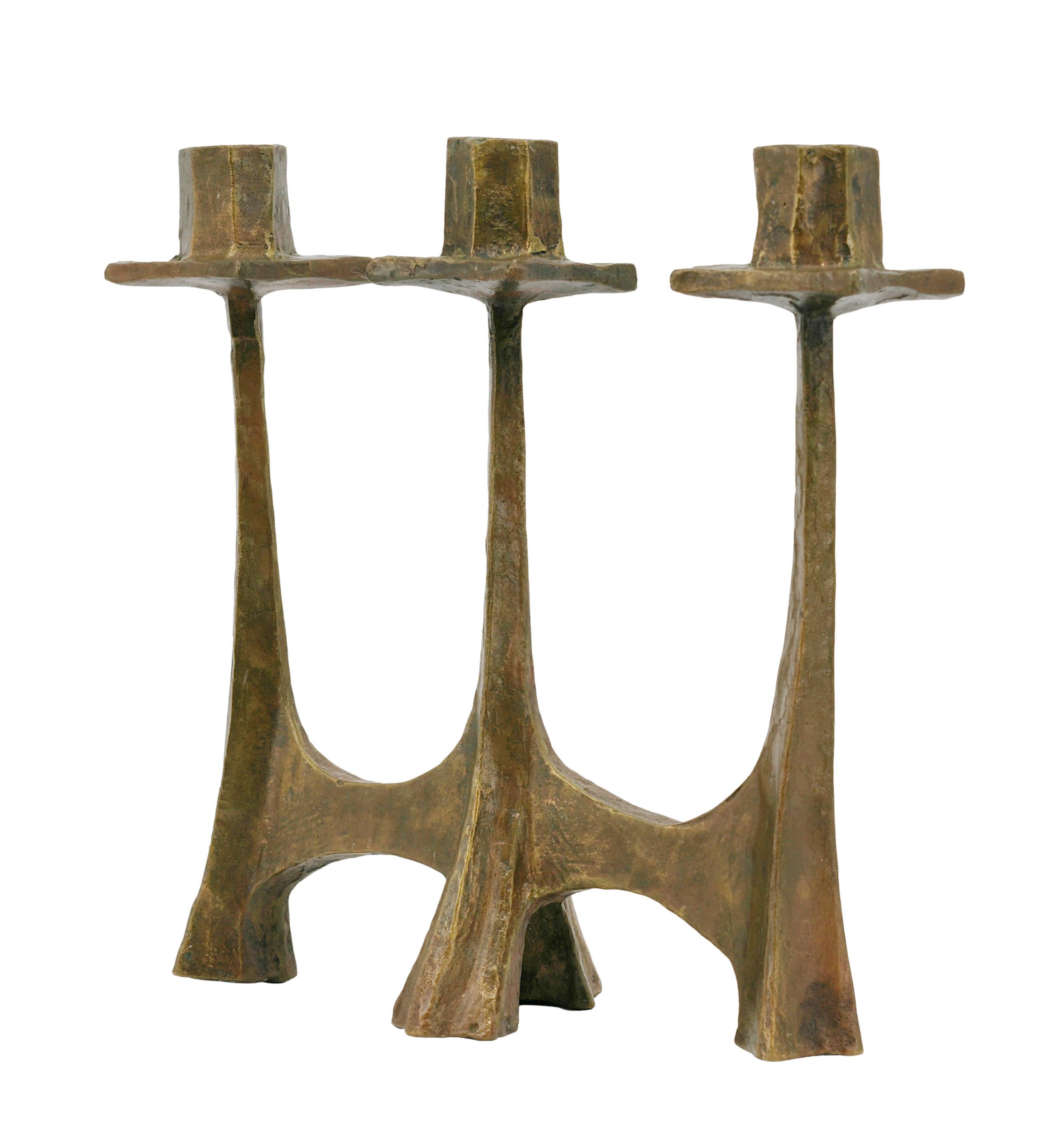 Midcentury Bronze Candelabra, ca.1950 in vendita 2