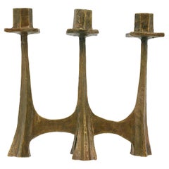 Midcentury Bronze Candelabra,  ca.1950