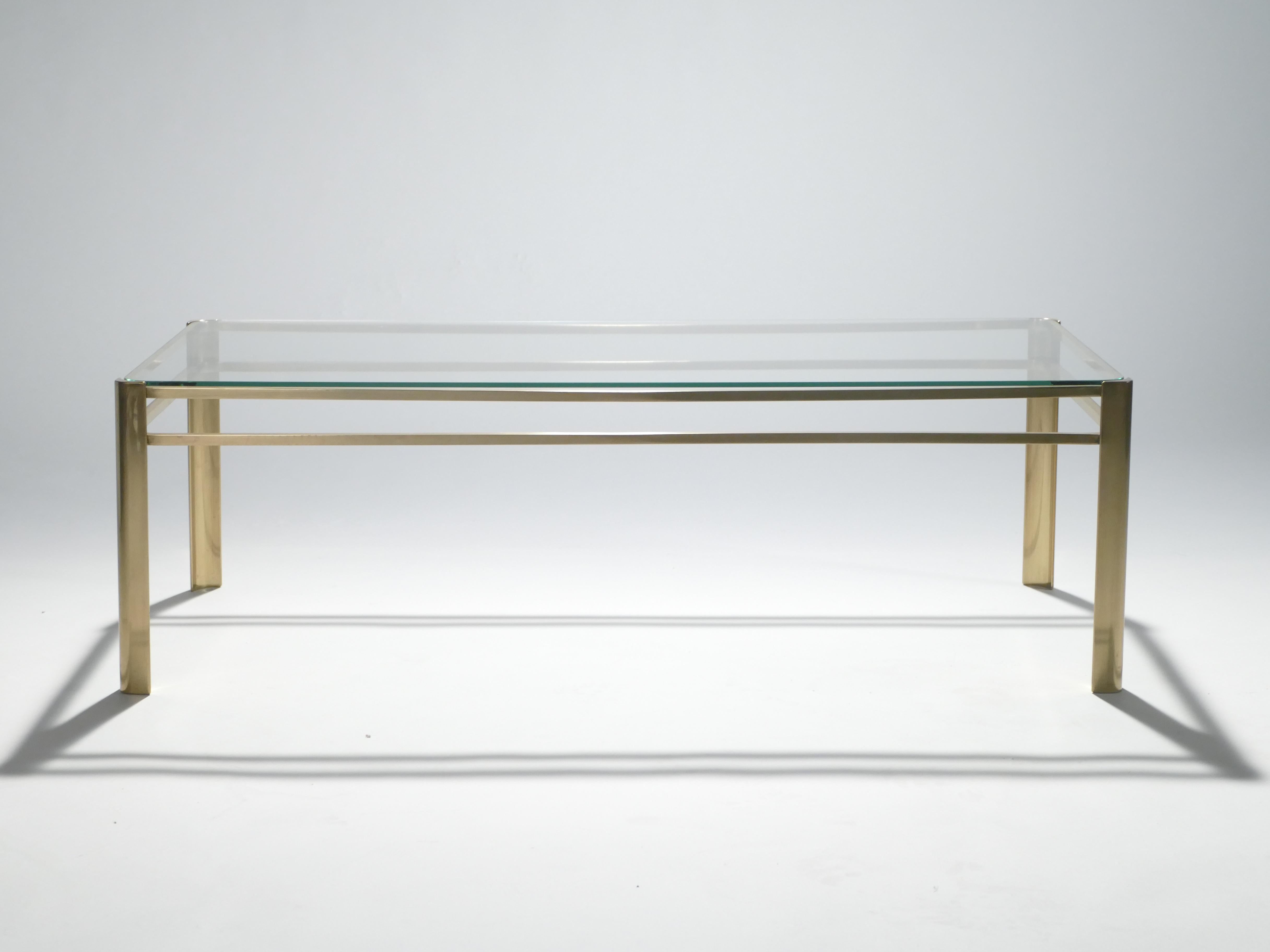 Midcentury Bronze Coffee Table by Jacques Quinet for Broncz, 1960s (Moderne der Mitte des Jahrhunderts)