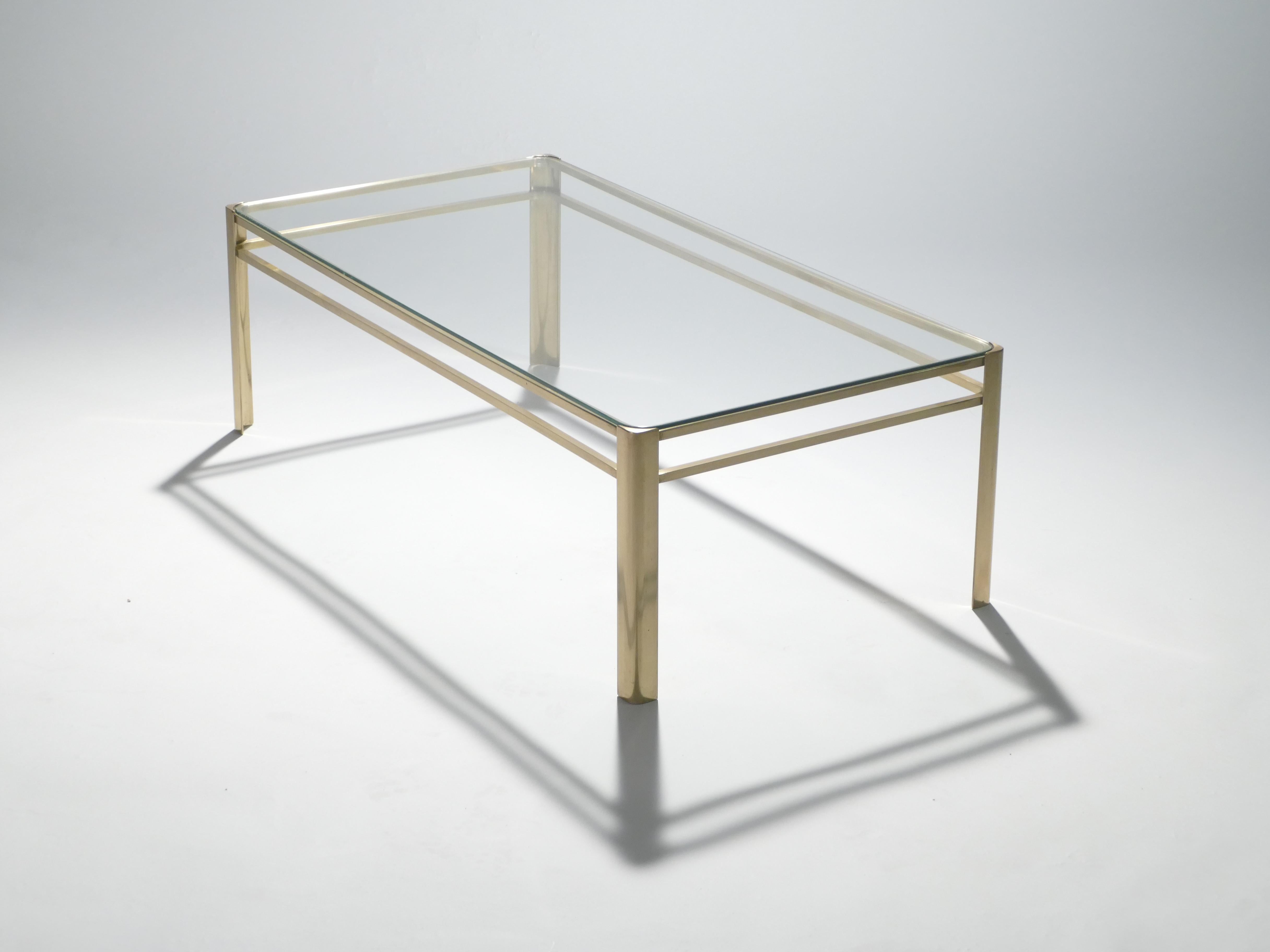 Midcentury Bronze Coffee Table by Jacques Quinet for Broncz, 1960s (Französisch)