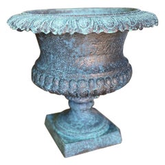 Vintage Midcentury Bronze Finish Urn