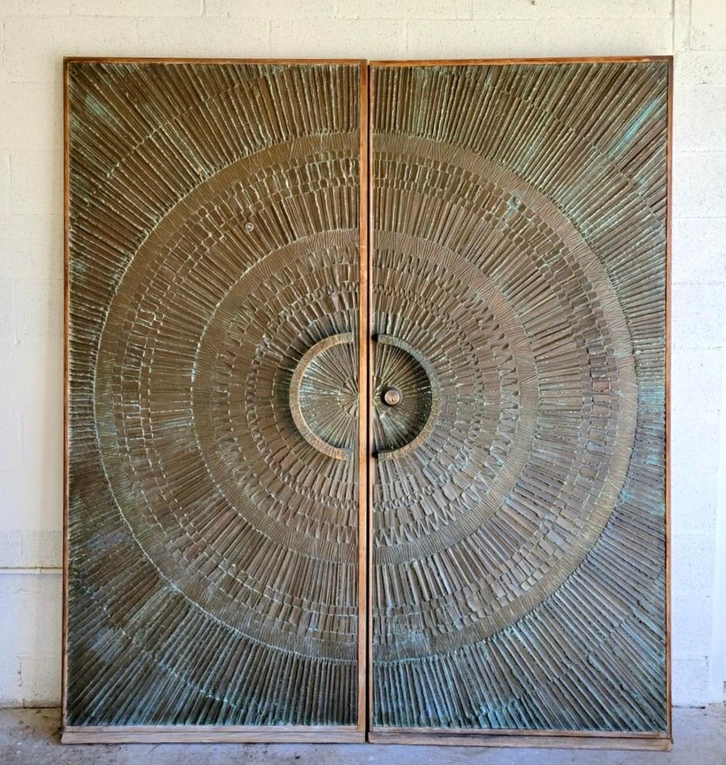 bronze doors