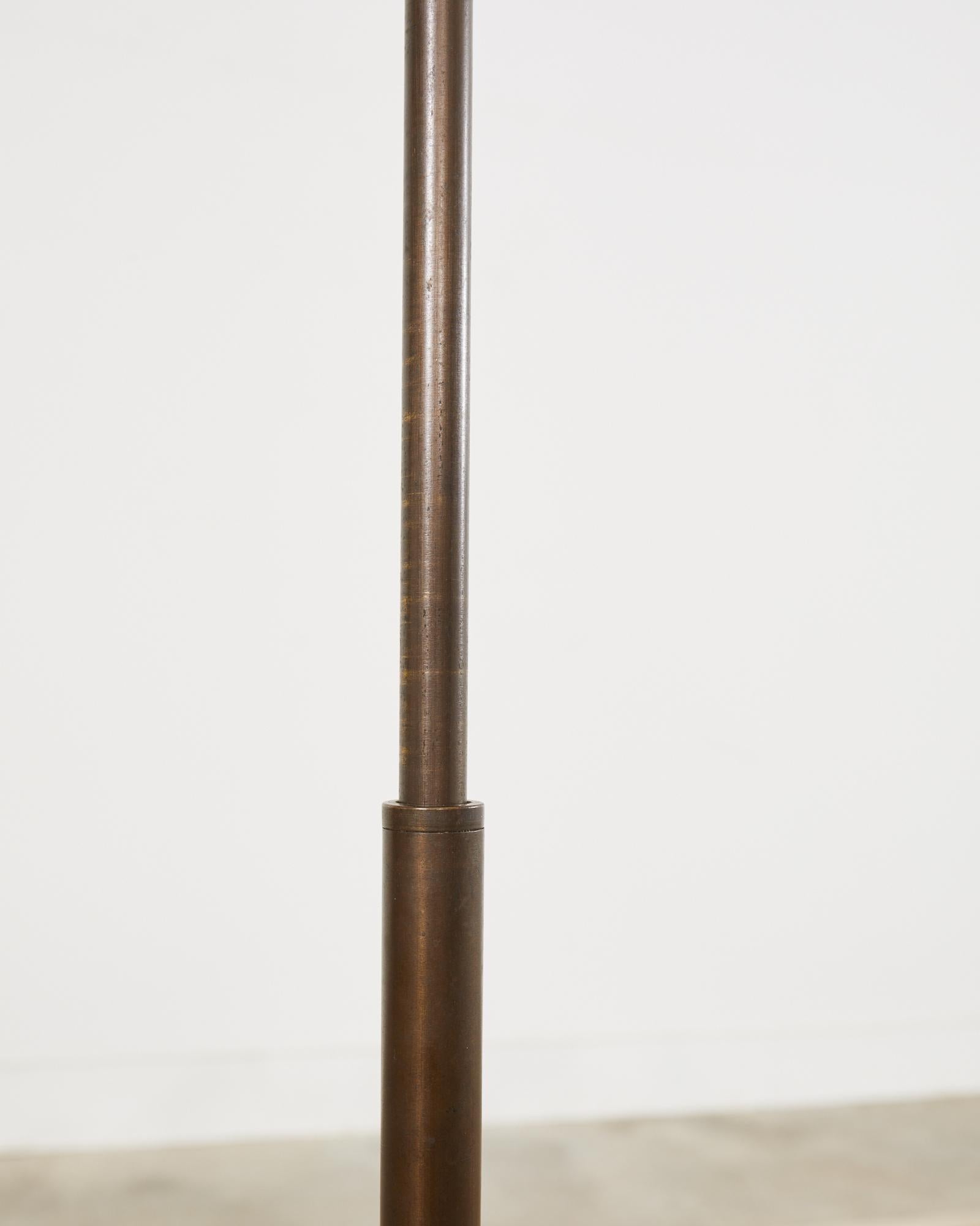 Midcentury Bronze Pharmacy Lamp Attributed to Casella  10