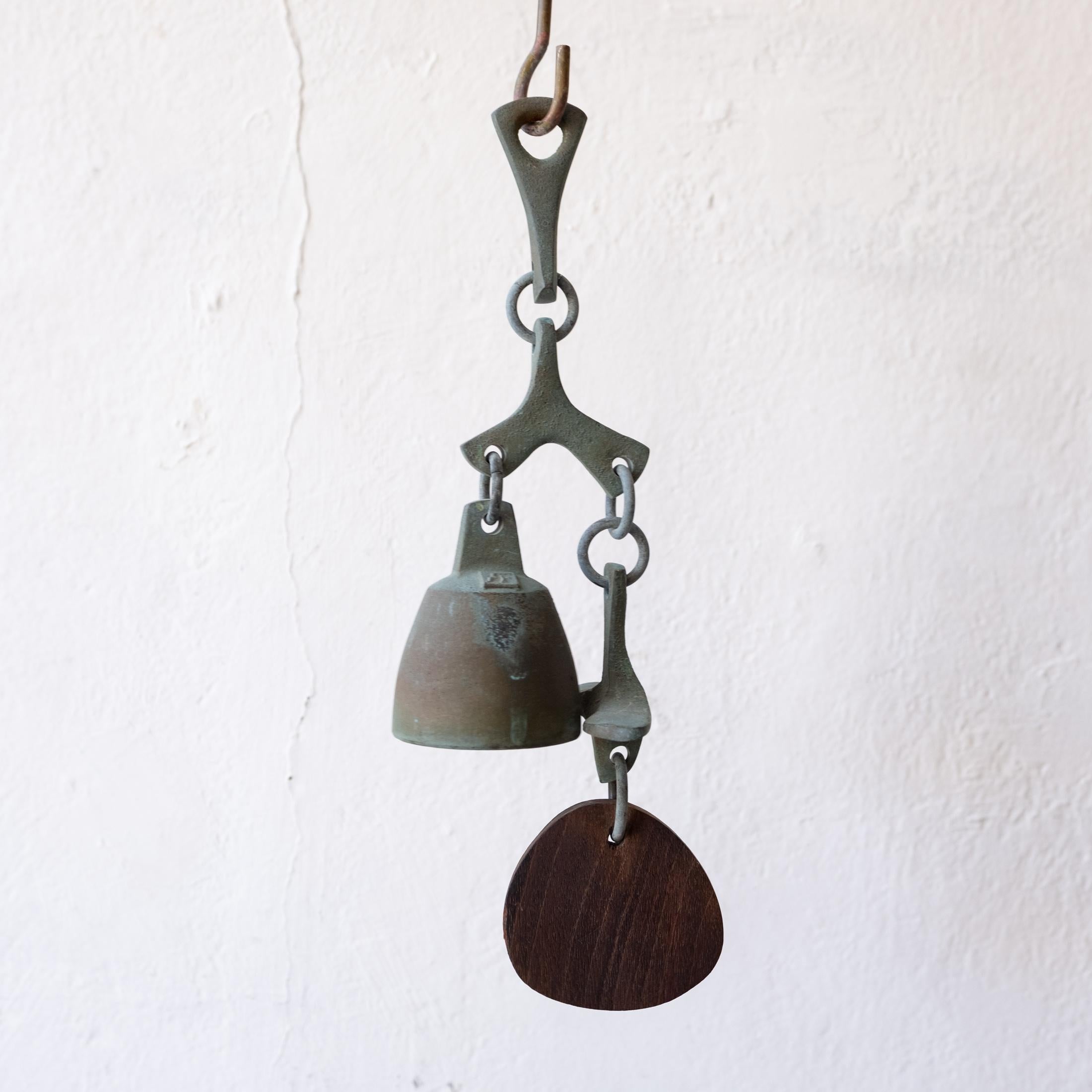 Mid-Century Modern Midcentury Bronze Wind Bell, 1960s
