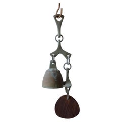 Vintage Midcentury Bronze Wind Bell, 1960s