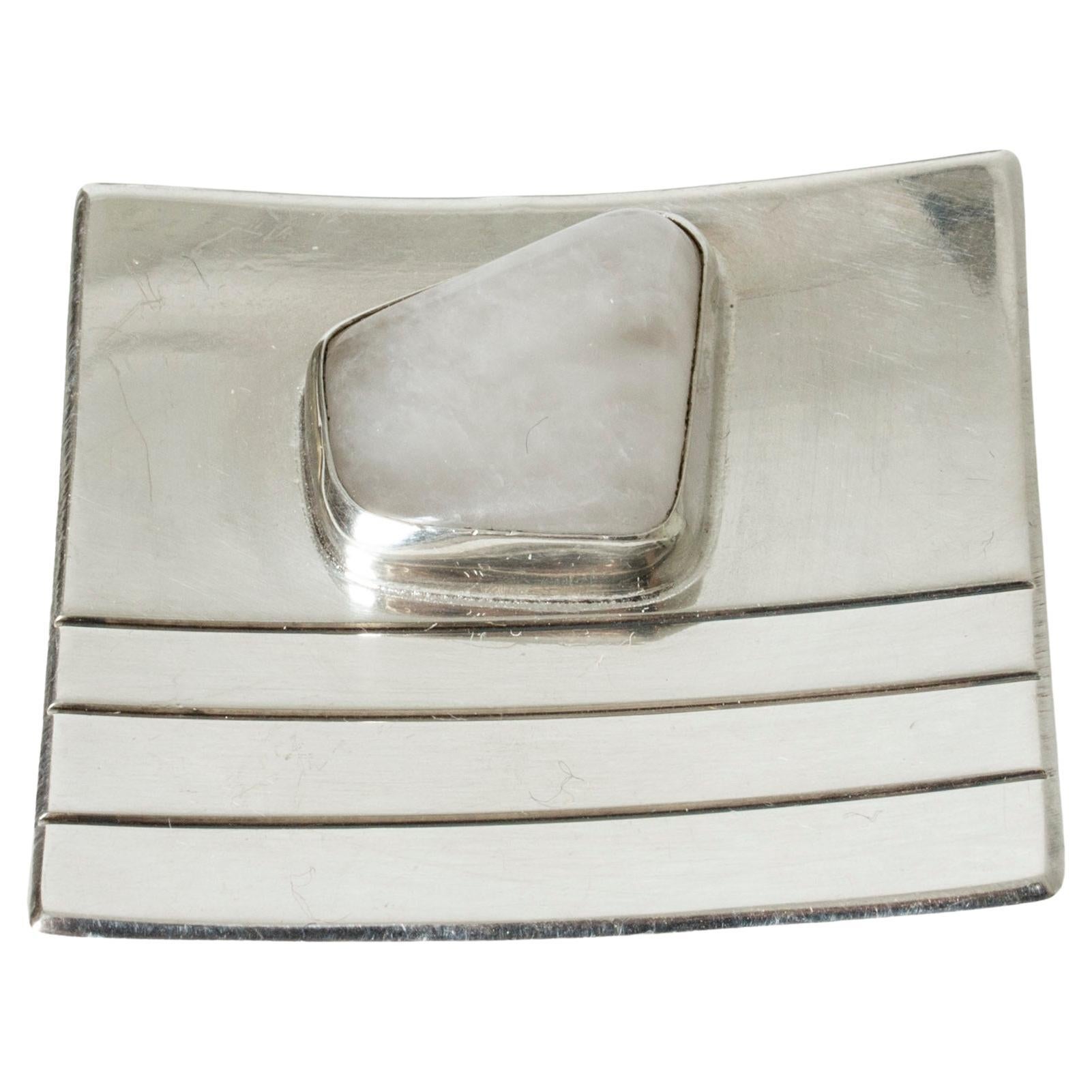 Midcentury Brooch by Heikki Kaksonen, Kaunis Koru, Finland, 1964 For Sale