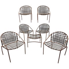 Midcentury Brown Jordan Kantan Lounge Chairs 'Six' by Tadao Inoye