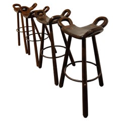 Midcentury Brutalist Bar Stools, 1960s