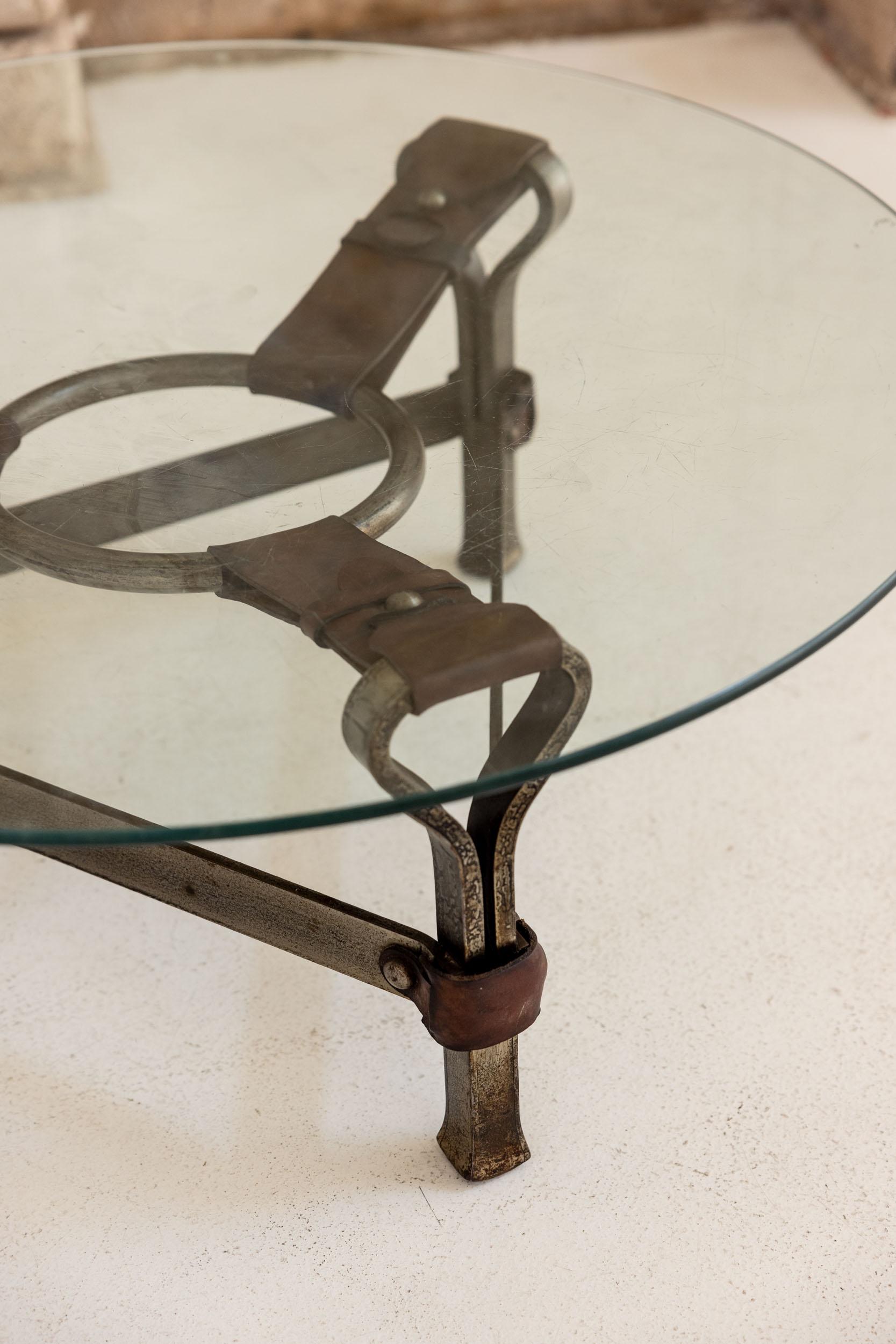 Mid-Century Modern Table basse brutaliste du milieu du siècle dernier par Jean-Pierre Ryckaert, France, 1960 en vente