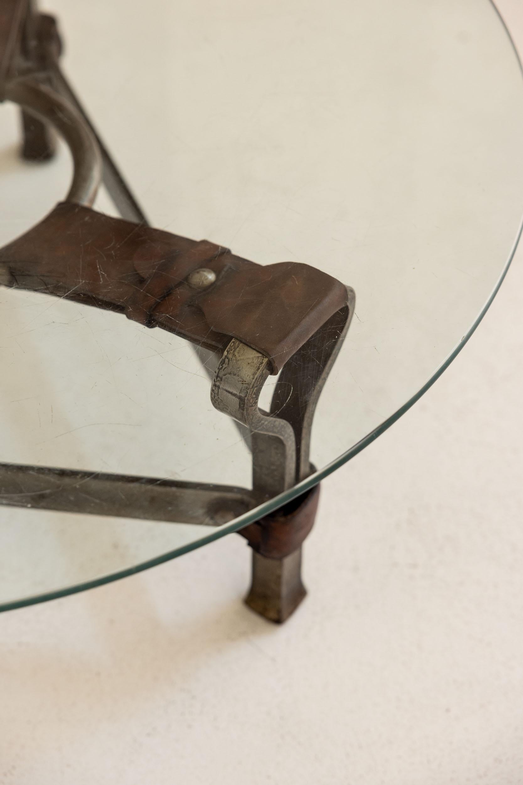 Français Table basse brutaliste du milieu du siècle dernier par Jean-Pierre Ryckaert, France, 1960 en vente