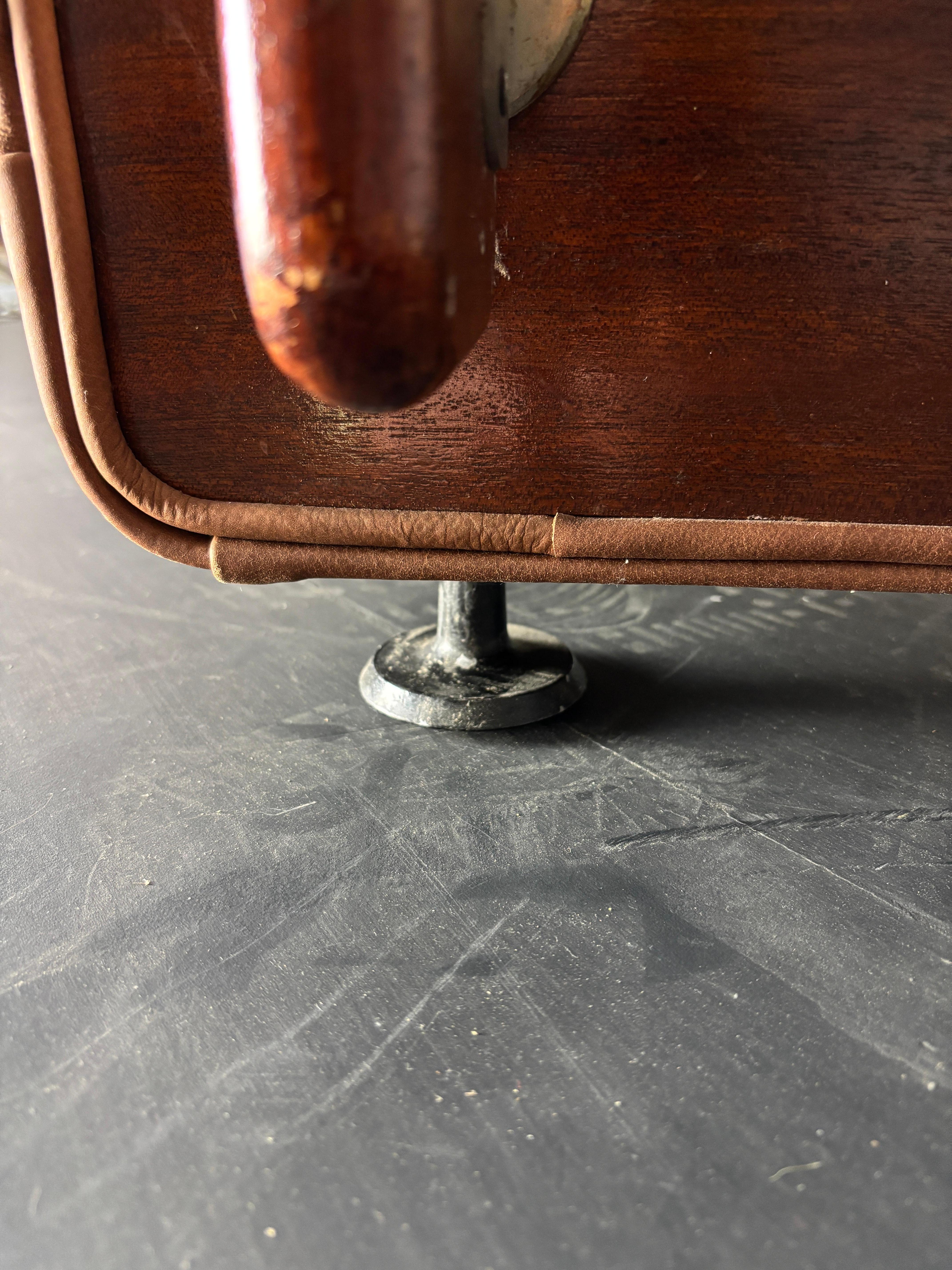 Midcentury brutalist embassy lounge or easy low club chair, 1960s For Sale 3