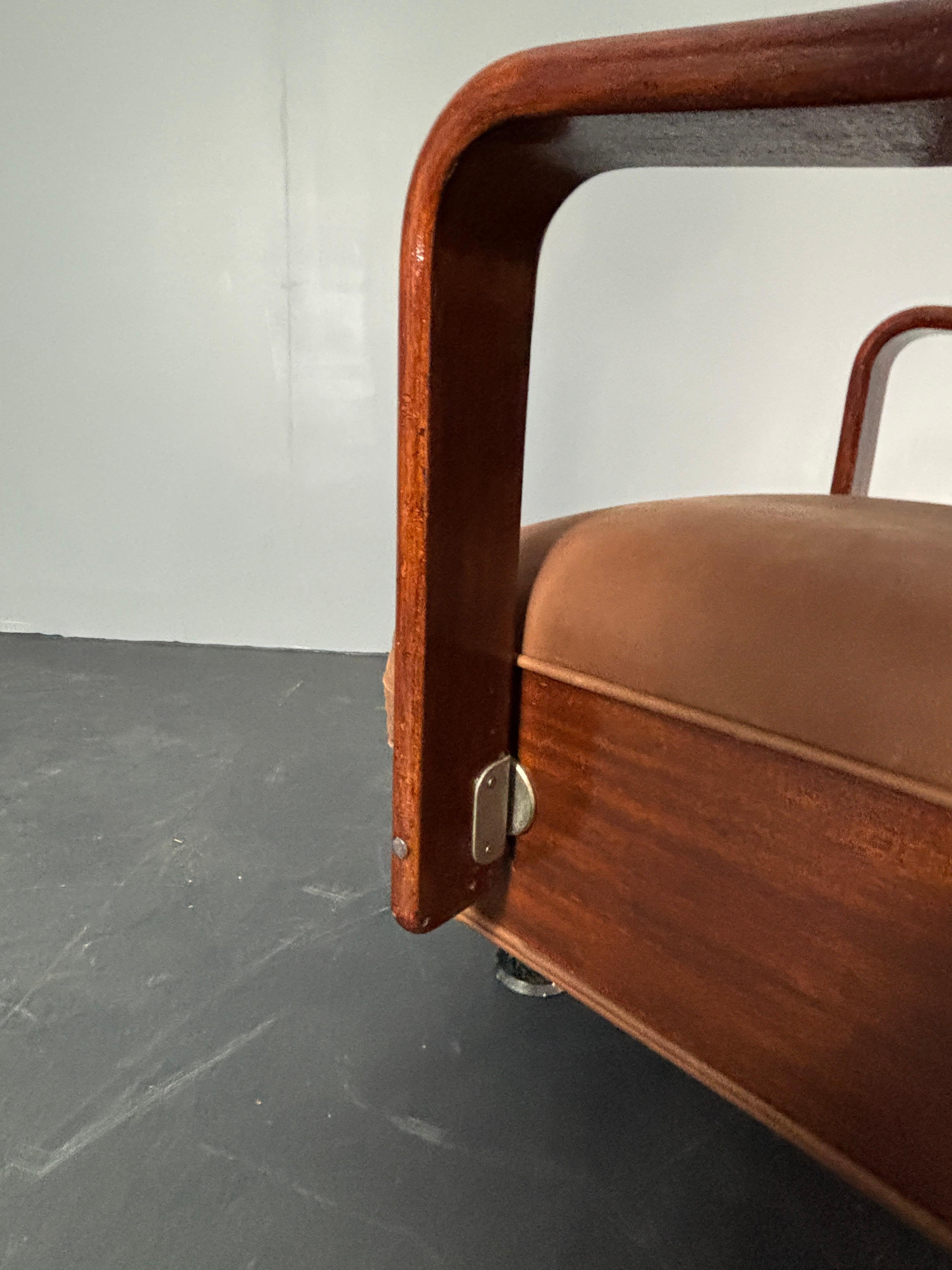 Midcentury brutalist embassy lounge or easy low club chair, 1960s For Sale 11